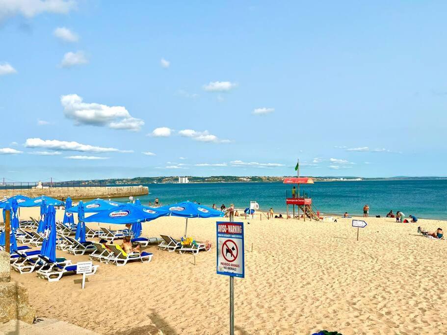 New-Romantic Studio Near The Beach! Paço de Arcos Exteriör bild